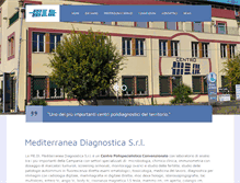 Tablet Screenshot of mediterraneadiagnostica.com